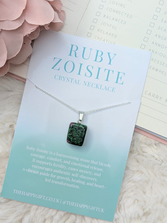 Ruby Zoisite Necklace image 0