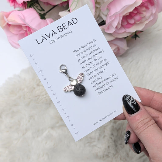 Lava Bead Keyring image 0