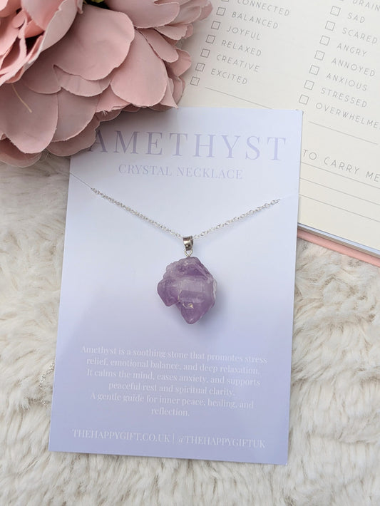 Raw Amethyst Necklace image 0